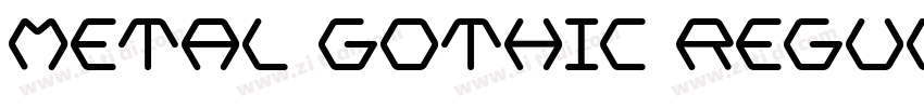Metal Gothic Regular字体转换